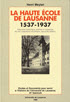 Couverture "La Haute Ecole de Lausanne..."