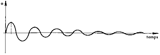 Figure 6.3 : Oscillations amorties